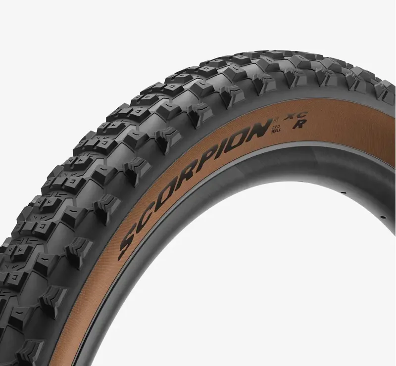 Pirelli Scorpion XC R Classic 29x2.20 ProWall Rear MTB Tyre -Black/Tan - Image 3