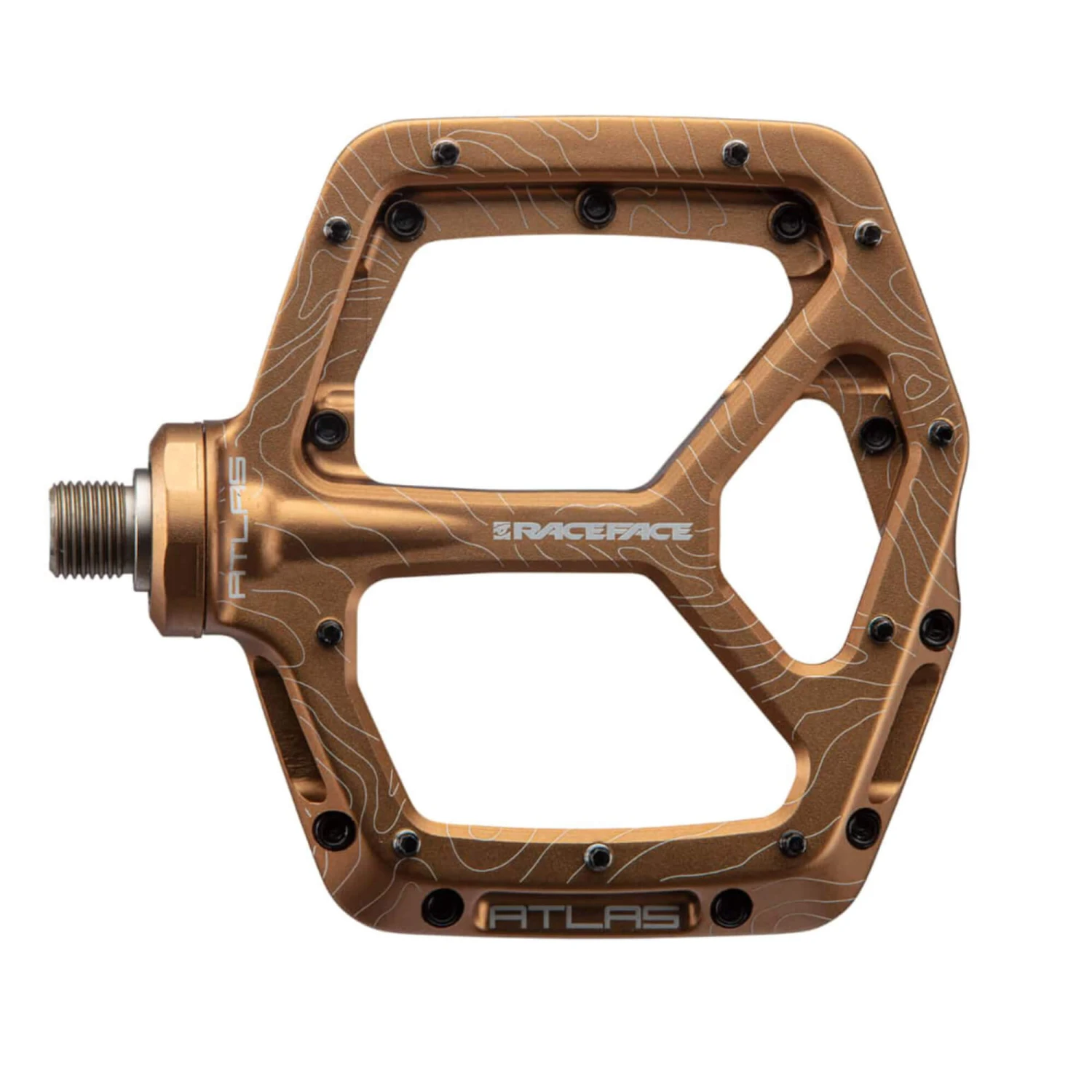 Race Face Atlas Flat MTB Pedals - Silver - Image 5