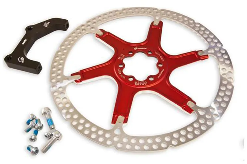 Formula Hardware Kit 2 Piece Rotor I.S. - Red - Rear 160mm