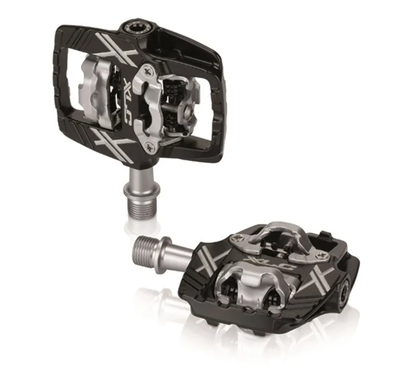 XLC System Clipless MTB Pedals - Large - Black - 9/16 Inch