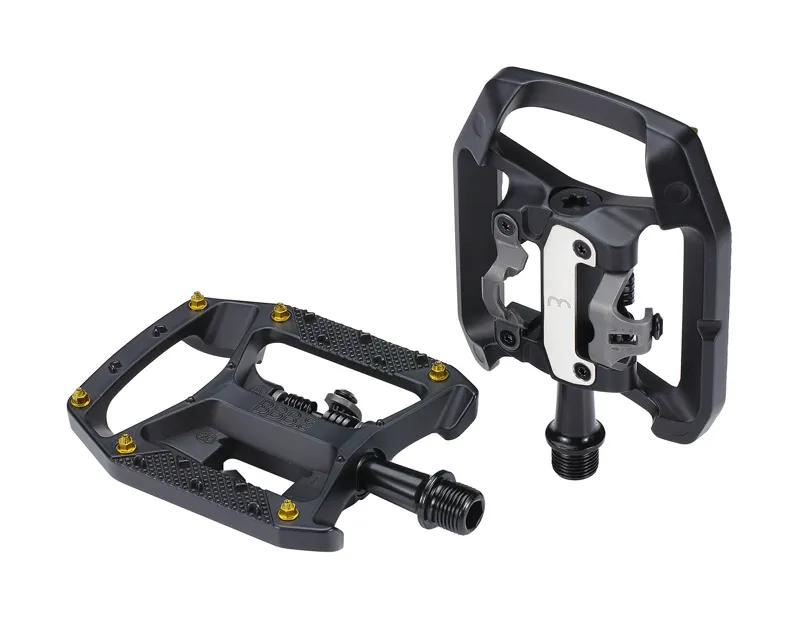 BBB BPD-62 DualChoice Trail Clipless/Flat MTB Pedals - Black