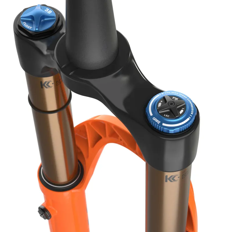 Fox Racing Shox Fox 38 Float Factory GRIP2 Tapered 29er 170mm MTB Fork - Orange - Image 5