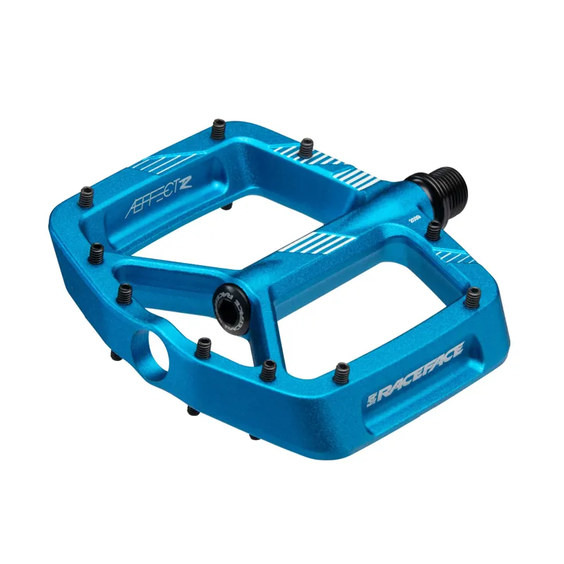 Race Face Aeffect R Flat MTB Pedal - Blue - Image 8