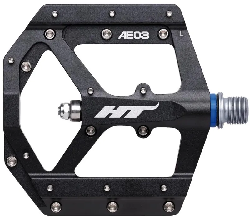 HT Components AE03 Alloy MTB Flat Pedals - 9/16 Inch