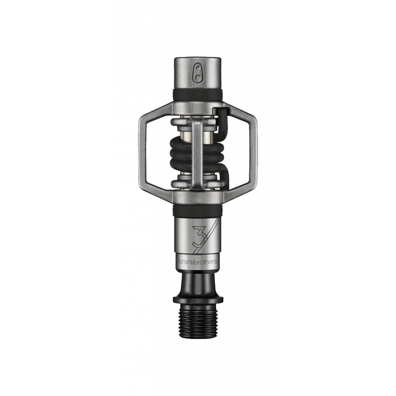 Crankbrothers Crank Brothers Eggbeater 3 Clipless MTB Pedals - Silver/Blue