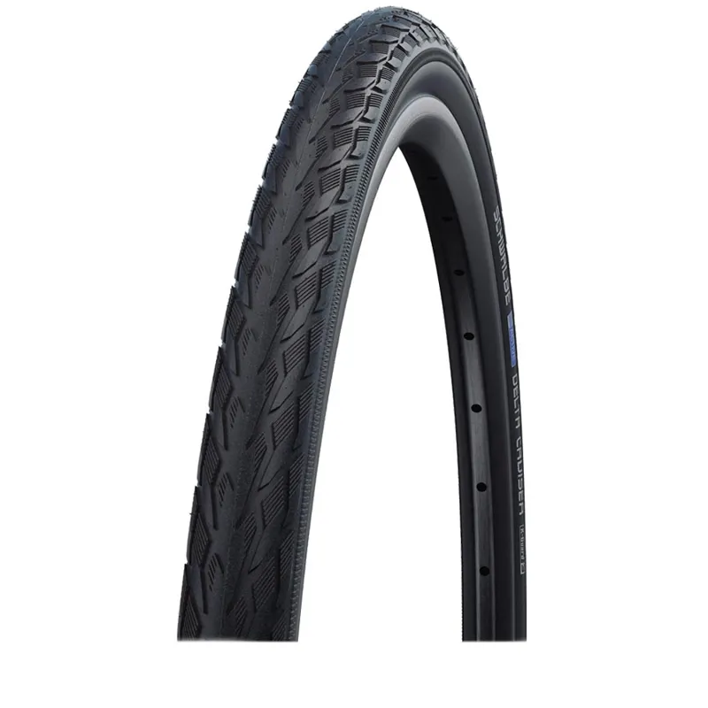 Schwalbe Delta Cruiser Plus Hybrid Bike Tyre - Black - Image 2