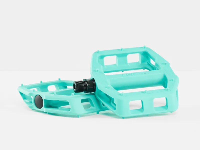 Bontrager Line Comp Flat Pedals - 9/16 - Miami Green - Image 6