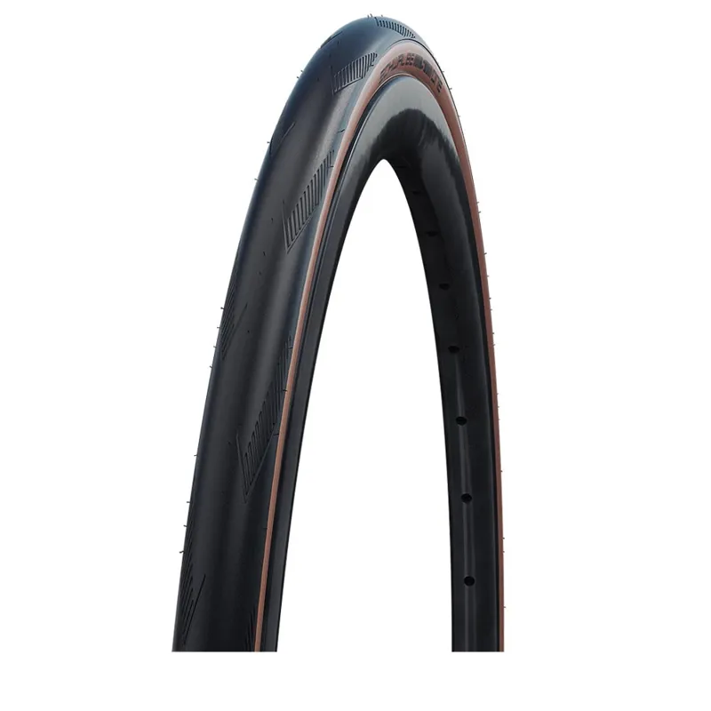 Schwalbe One Performance RaceGuard TLE Folding 700x25c Road Tyre - Tan - Image 2
