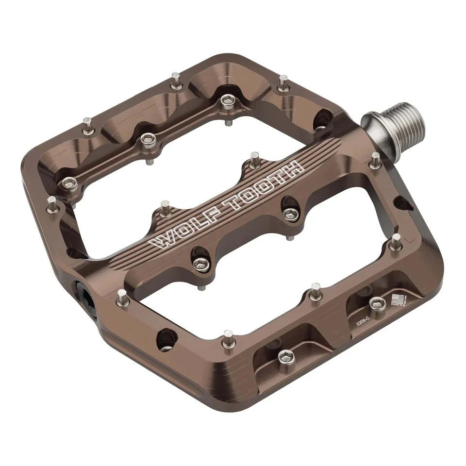 Wolf-tooth Wolf Tooth Waveform Flat MTB Pedals - Purple - Image 10