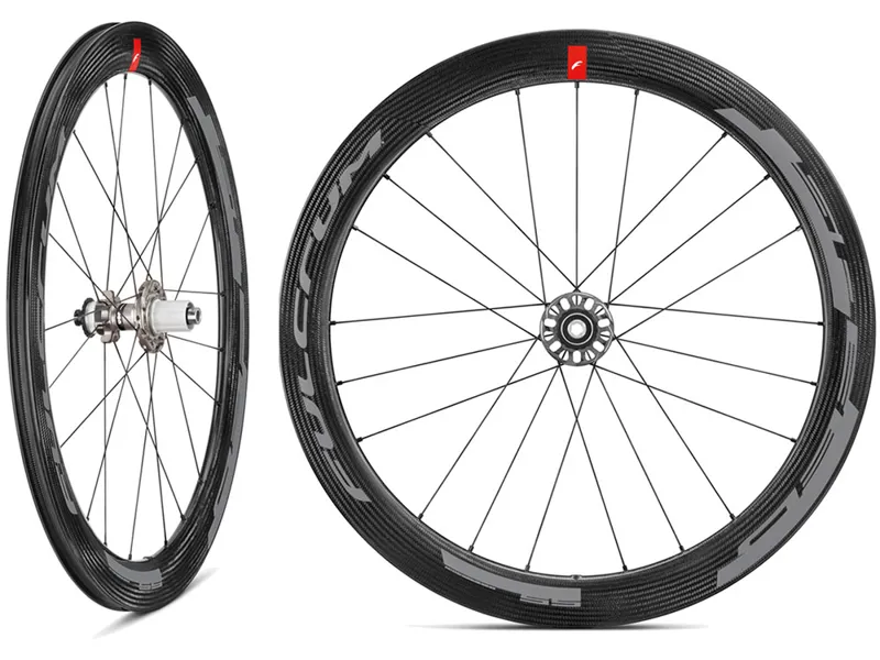 Fulcrum Speed 55 Disc Brake Carbon Road Wheelset - Black - Image 6