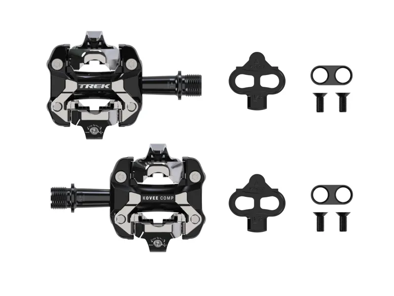 Trek Kovee Comp Clipless MTB Pedals - 9/16 - Black