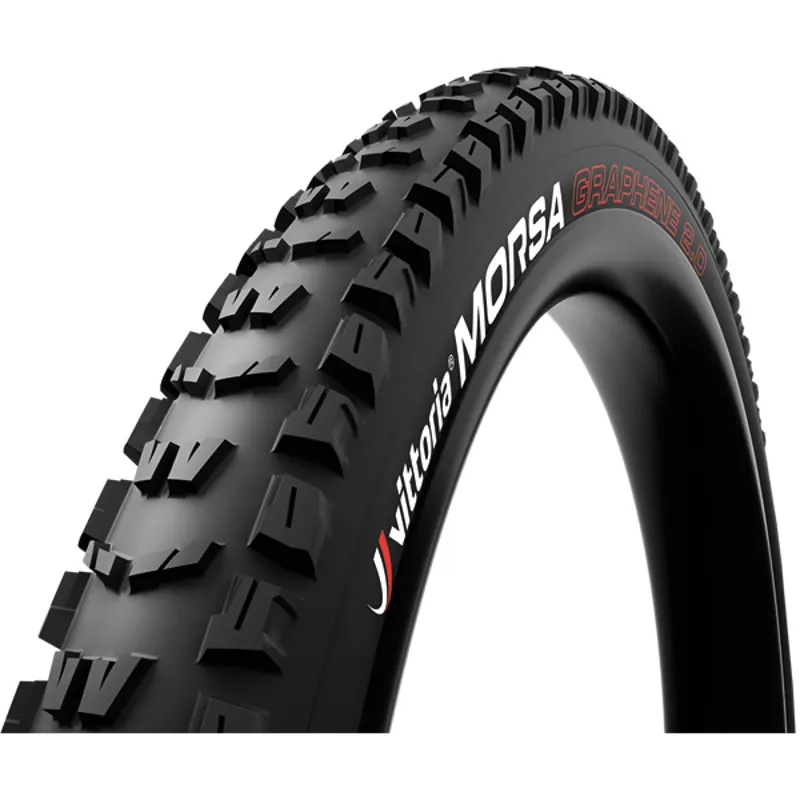Vittoria Morsa 27.5 Inch Enduro 4C G2.0 Folding MTB Tyre - Black - Image 2