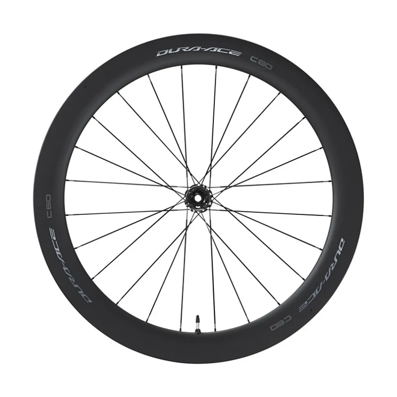Shimano WH-R9270 Dura Ace C60 Clincher Carbon Disc Front Road Wheel - Image 4