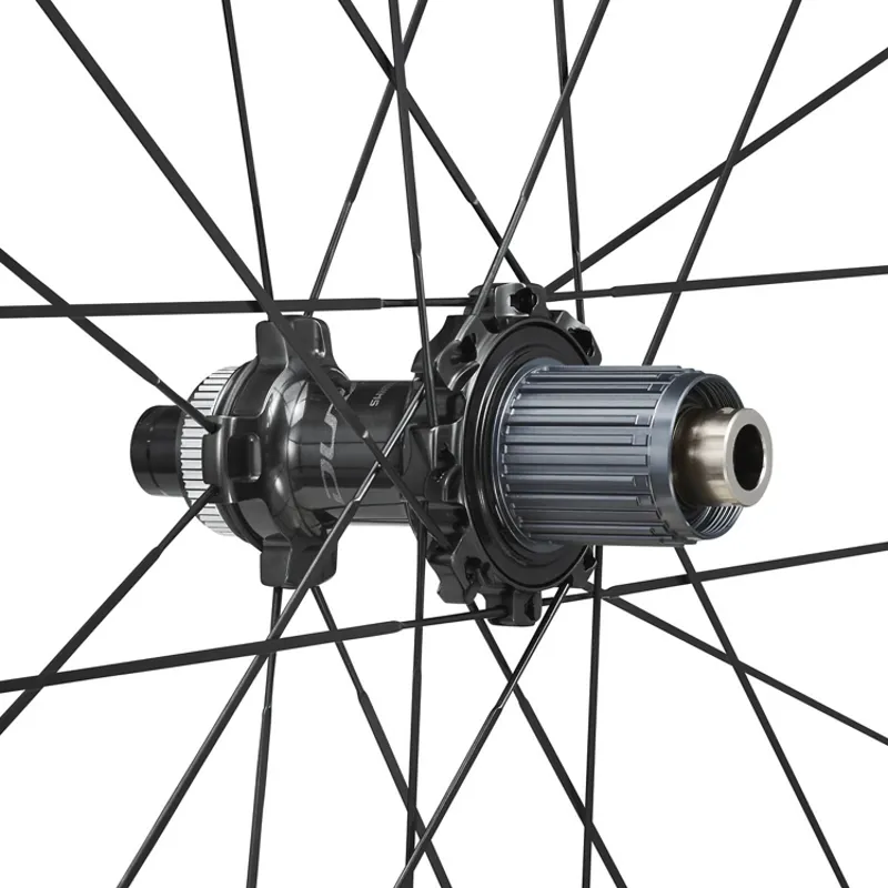 Shimano WH-R9270 DuraAce C60 Tubular Carbon Disc 12spd Rear Road Wheel - Image 4