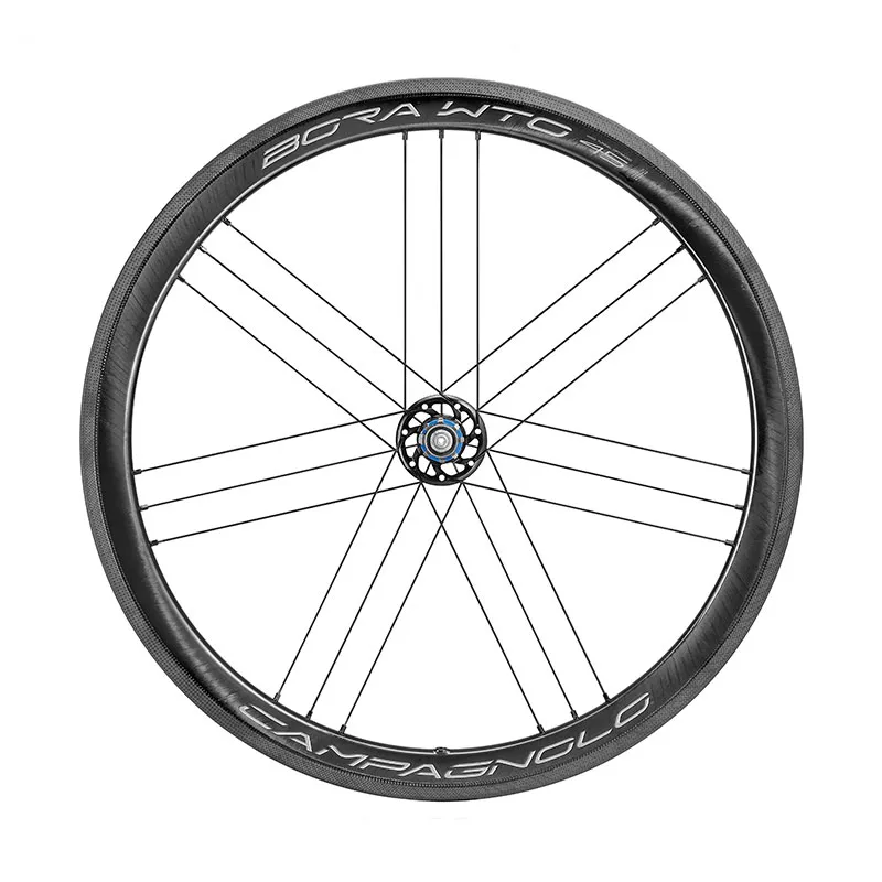 Campagnolo® Campagnolo Bora 45 WTO 2-Way Fit Clincher Black/White Pair Shimano - Image 3