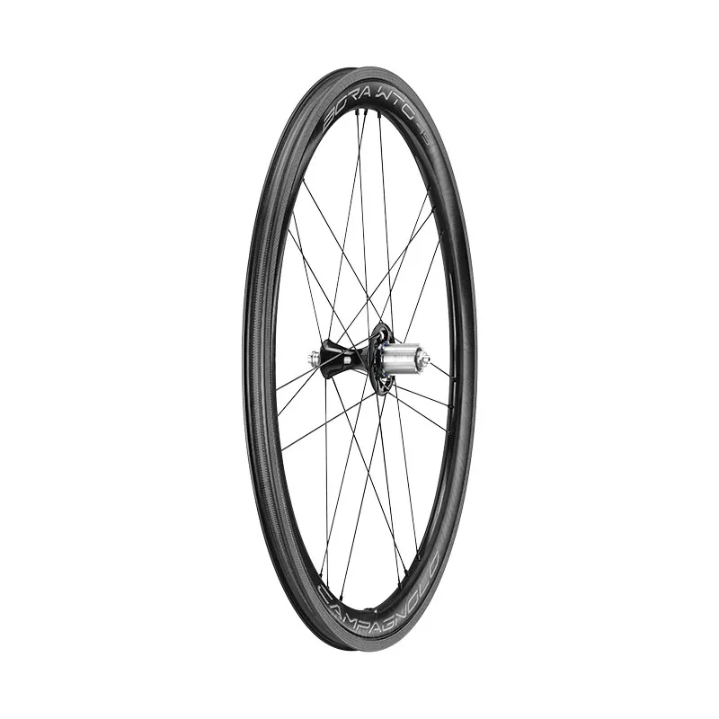Campagnolo® Campagnolo Bora 45 WTO 2-Way Fit Clincher Black/White Pair Shimano - Image 4