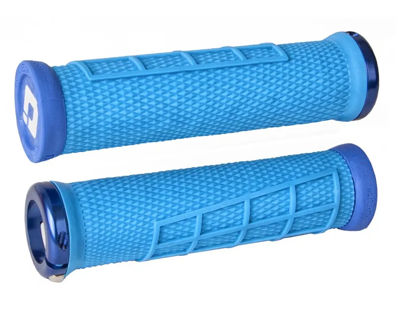 ODI Elite Flow MTB Lock-On Grips - 130mm - Blue