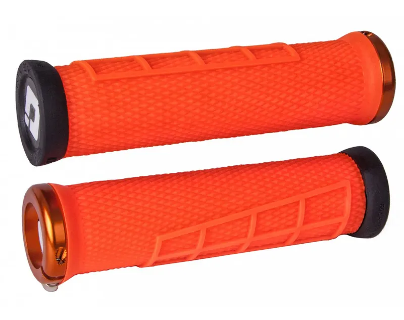 ODI Elite Flow MTB Lock-On Grips - 130mm - Orange - Image 7