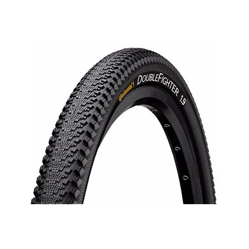 Continental Double Fighter III 29er MTB Tyre - Black - 29 X 2.0 Inch