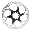 Formula 2 Piece 6 Bolt Lightweight Rotor - Black - 203mm