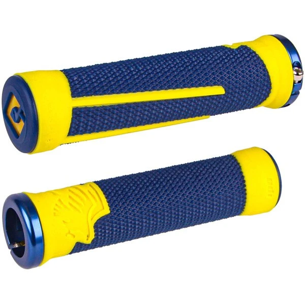 ODI AG2 V2.1 MTB Lock-On Grips - 135mm - Black/Blue - Image 5