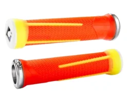 ODI AG1 MTB Lock-On Grips - 135mm - Orange/Yellow