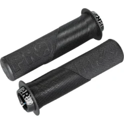 Pro Trail Lock On Grips With Flange - 32mm - Black