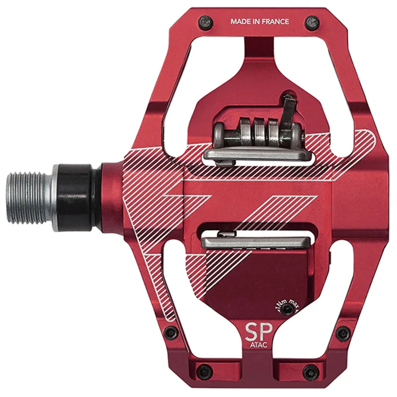 Time Speciale 12 Clipless MTB Pedals - Red - 9/16 Inch