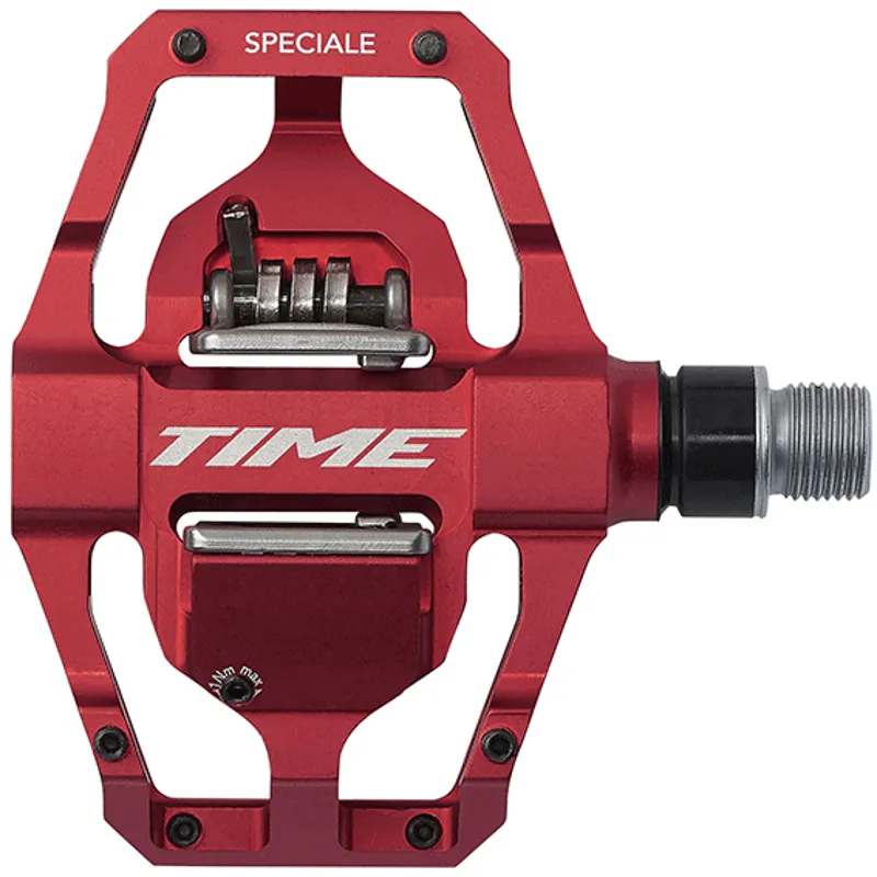 Time Speciale 12 Clipless MTB Pedals - Red - 9/16 Inch - Image 2