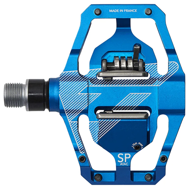 Time Speciale 12 Clipless MTB Pedals - Blue - 9/16 Inch - Image 3