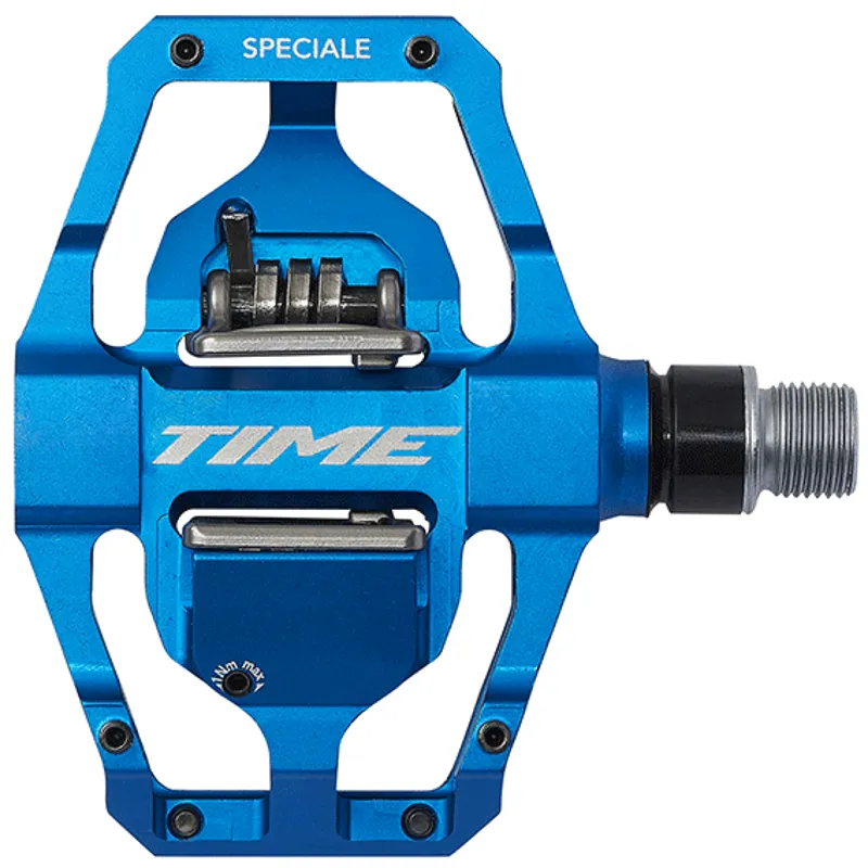 Time Speciale 12 Clipless MTB Pedals - Blue - 9/16 Inch - Image 2