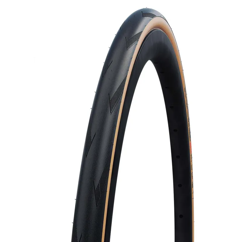 Schwalbe Pro One Evo Super Race Folding TLE Road Bike Tyres - Tan - Image 4