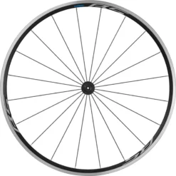 Shimano WH-RS100 Clincher 100 Mm QR Front Road Wheel - Black