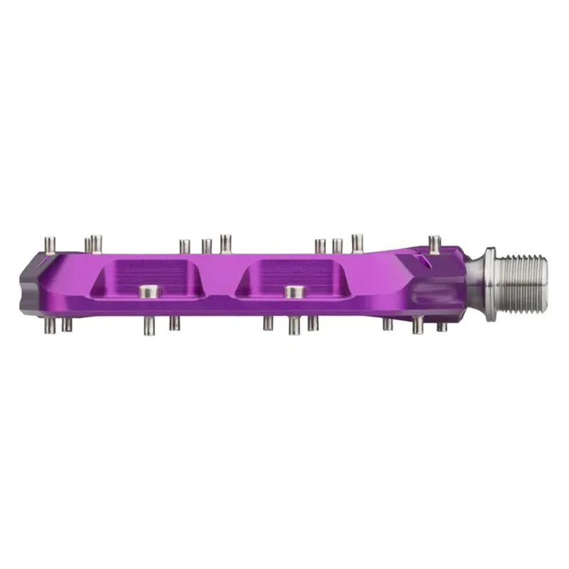 Wolf-tooth Wolf Tooth Waveform Flat MTB Pedals - Purple - Image 8